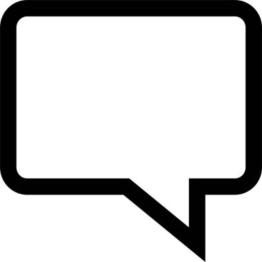 Konuş. Web simgesi basit illüstrasyon