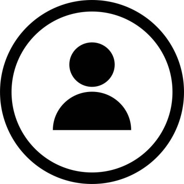 kullanıcı profili simgesi, vektör illüstrasyonu