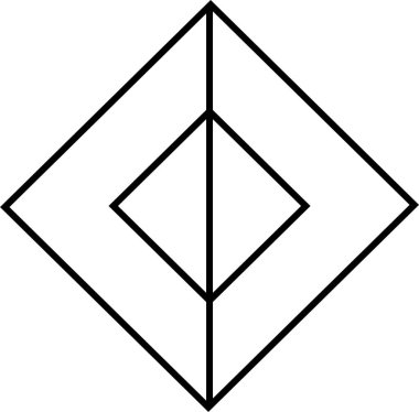 Basit bilgisayar arayüzü simgesi, vektör illüstrasyonu