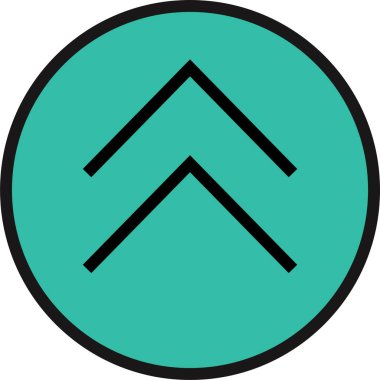 kullanıcı arayüzü ok simgesi, vektör illüstrasyonu