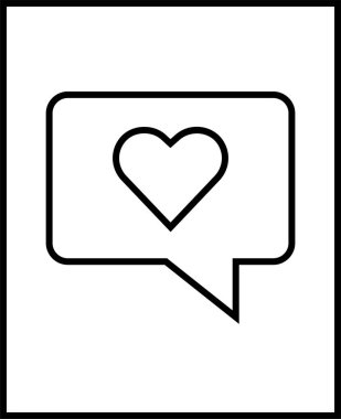 SMS ve Metin konuşma ikonu vektör illüstrasyonu