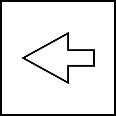 kullanıcı arayüzü ok simgesi, vektör illüstrasyonu