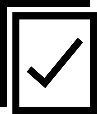 işaret simgesini işaretle, vektör illüstrasyonu