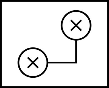 Web arayüzü simgesi, vektör illüstrasyonu