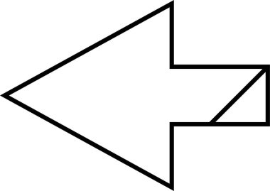 kullanıcı arayüzü ok simgesi, vektör illüstrasyonu