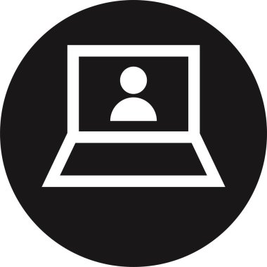 Basit internet bağlantısı simgesi, vektör illüstrasyonu