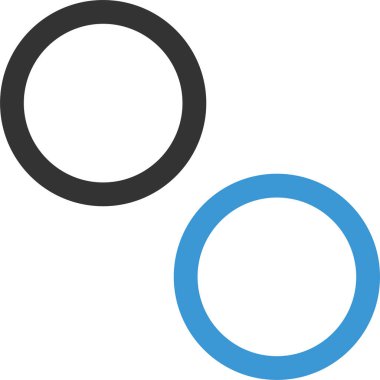 Basit bilgisayar arayüzü simgesi, vektör illüstrasyonu