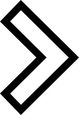 kullanıcı arayüzü ok simgesi, vektör illüstrasyonu