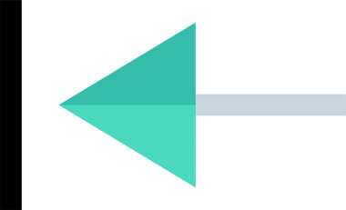 Ok. Web simgesi basit illüstrasyon