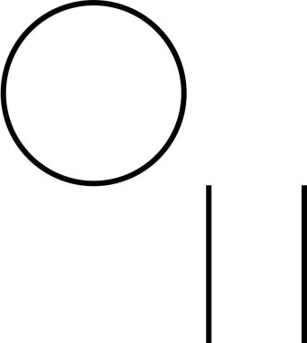 soyut yaratıcı şekil tasarımı vektör çizimi