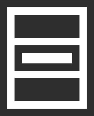 Web arayüzü simgesi, vektör illüstrasyonu