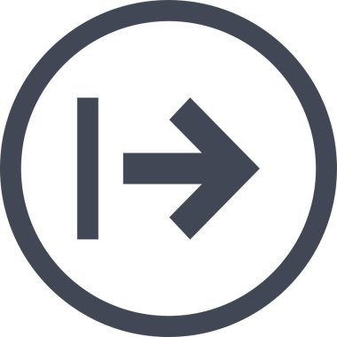 kullanıcı arayüzü ok simgesi, vektör illüstrasyonu