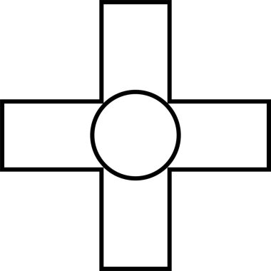 soyut yaratıcı şekil tasarımı vektör çizimi