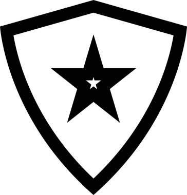 Soyut geometrik şekillerin basit simgesi, vektör illüstrasyonu