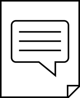 SMS ve Metin konuşma ikonu vektör illüstrasyonu