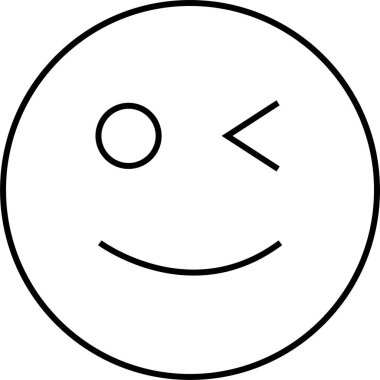 yüz simgesi, vektör illüstrasyonu 