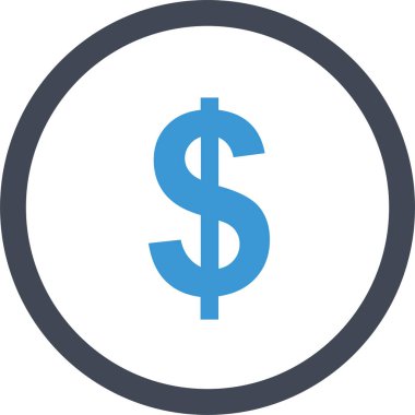 Dolar işareti vektör illüstrasyonuName 