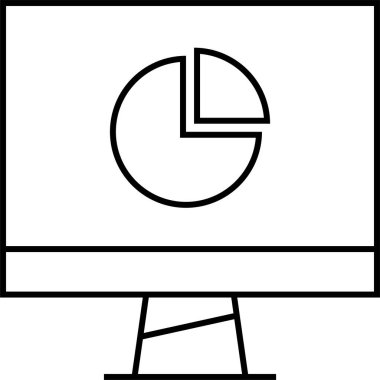 Basit web bilgi simgesi, vektör illüstrasyonu