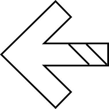 kullanıcı arayüzü ok simgesi, vektör illüstrasyonu