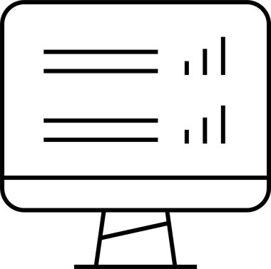 Basit web bilgi simgesi, vektör illüstrasyonu