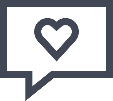 sohbet simgesi vektör illüstrasyonu