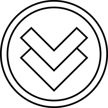 kullanıcı arayüzü ok simgesi, vektör illüstrasyonu