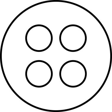 Soyut geometrik şekillerin basit simgesi, vektör illüstrasyonu