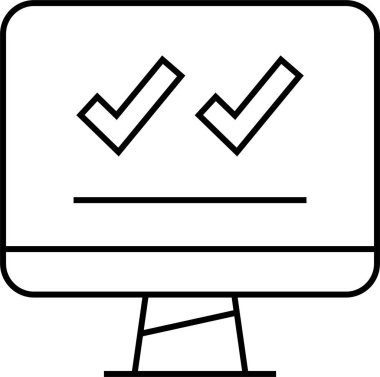 Basit web bilgi simgesi, vektör illüstrasyonu