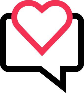 SMS ve Metin konuşma ikonu vektör illüstrasyonu