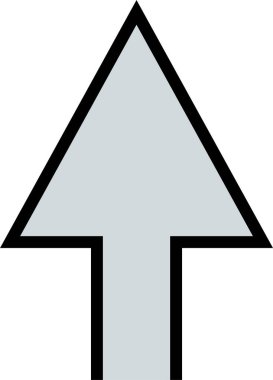 kullanıcı arayüzü ok simgesi, vektör illüstrasyonu