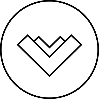 kullanıcı arayüzü ok simgesi, vektör illüstrasyonu