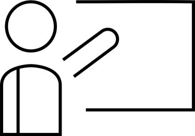 Kalem. Web simgesi basit illüstrasyon