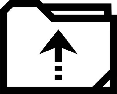 kullanıcı arayüzü yukarı ok simgesi, vektör illüstrasyonu