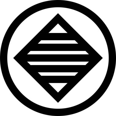 Basit satır simgesi, vektör illüstrasyonu