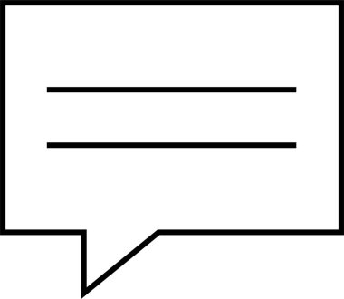 sohbet simgesi vektör illüstrasyonu 