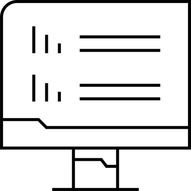 Basit web bilgi simgesi, vektör illüstrasyonu