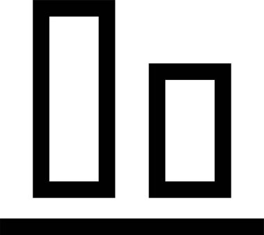 Pencere. Web simgesi basit illüstrasyon