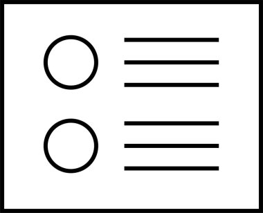 Web arayüzü simgesi, vektör illüstrasyonu