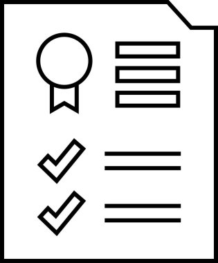 iş raporu, mali rapor simgesi, vektör illüstrasyonu