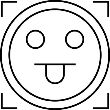 emoji yüz vektör illüstrasyonu