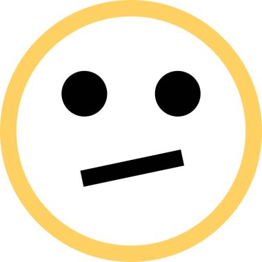 yüz simgesi, vektör illüstrasyonu 