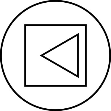 Soyut simge şablonu, vektör illüstrasyonu