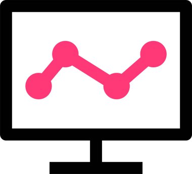 Web arayüzü simgesi, vektör illüstrasyonu