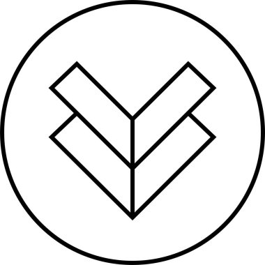 kullanıcı arayüzü ok simgesi, vektör illüstrasyonu