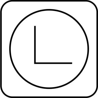 Soyut simge şablonu, vektör illüstrasyonu