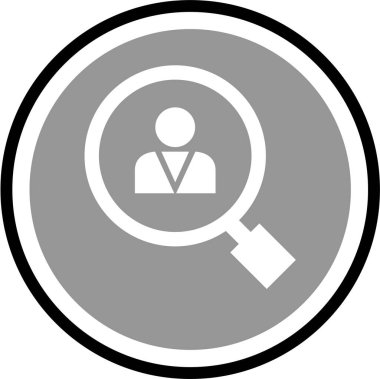 Basit emlak konsepti simgesi, vektör illüstrasyonu