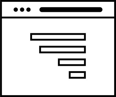 Tarayıcı penceresi. Basit tasarım