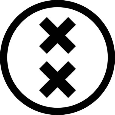 Soyut simge şablonu, vektör illüstrasyonu