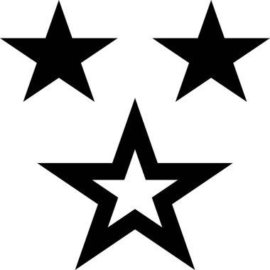 Yıldız. Web simgesi basit illüstrasyon