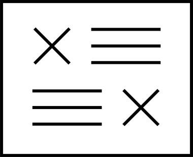 Web arayüzü simgesi, vektör illüstrasyonu